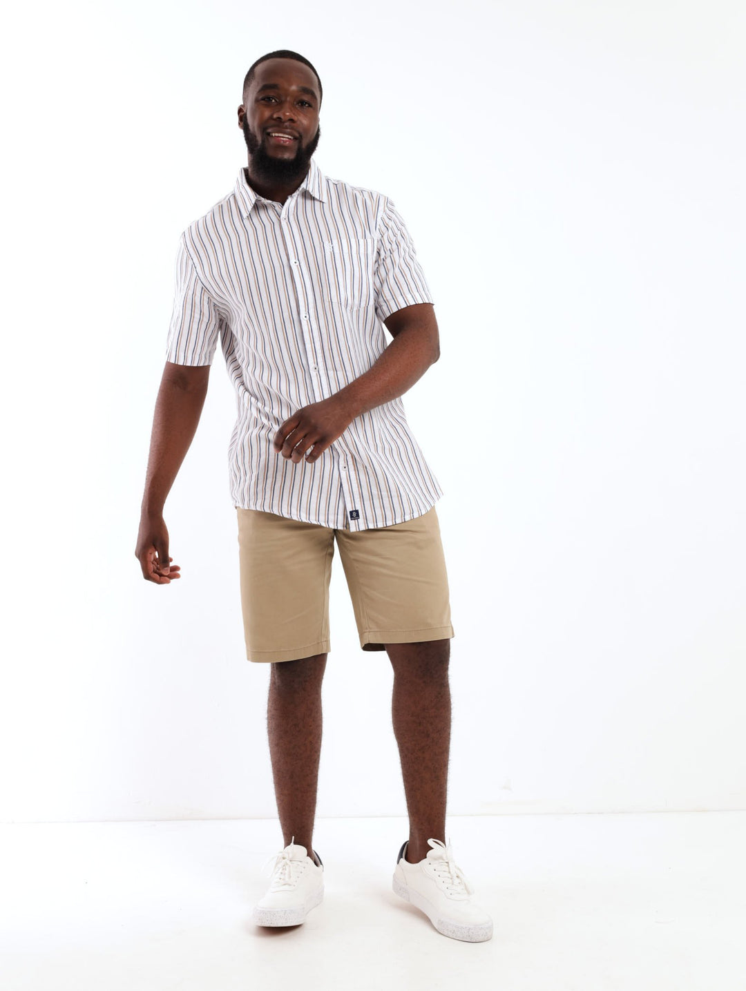 Men's Short Sleeve Shirt - Blue