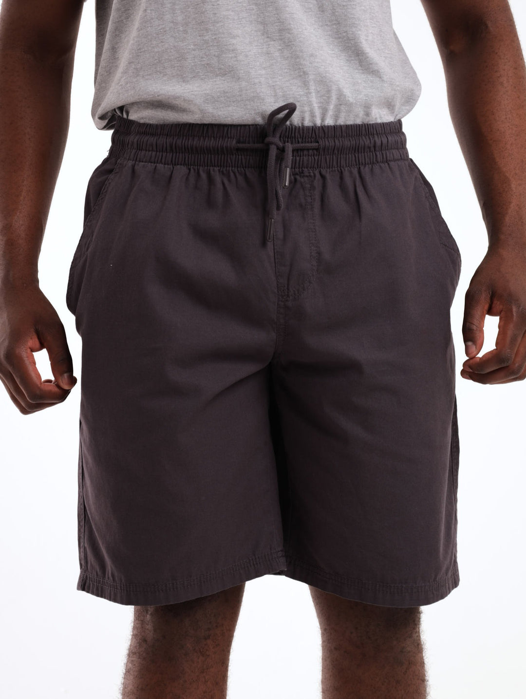 Men's Basic Pull-On Short - Charcoal