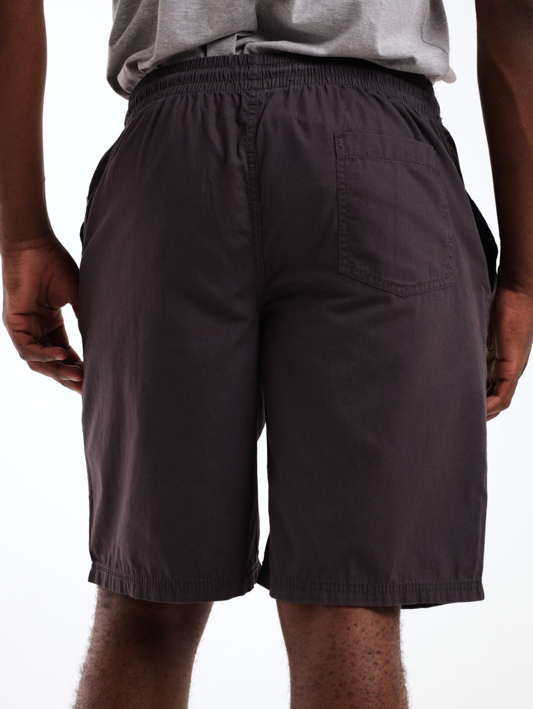 Men's Basic Pull-On Short - Charcoal