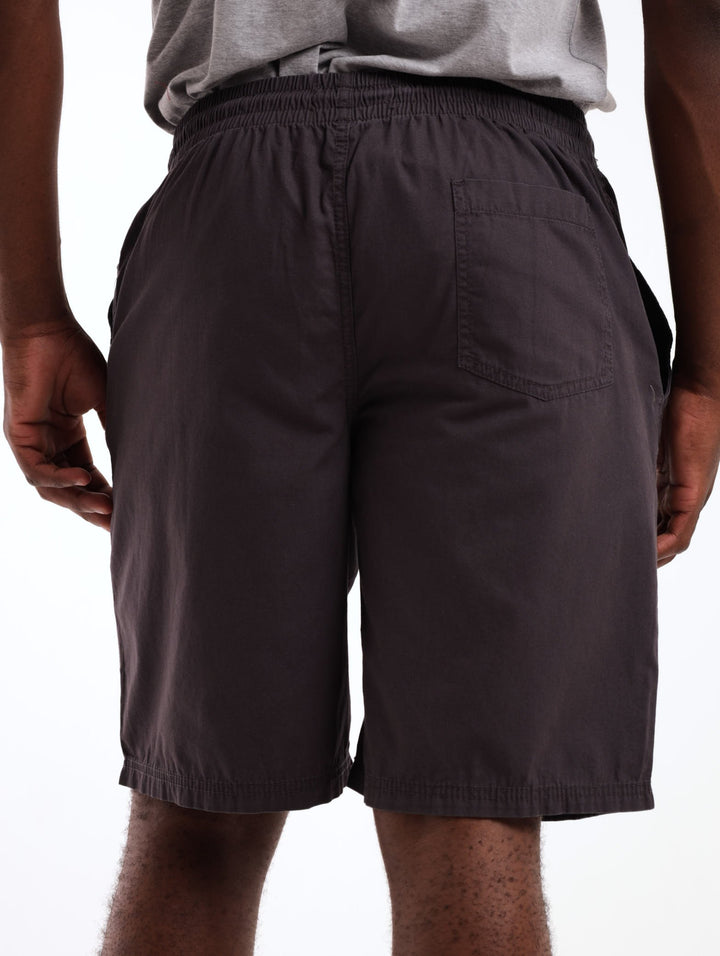 Men's Basic Pull-On Short - Charcoal