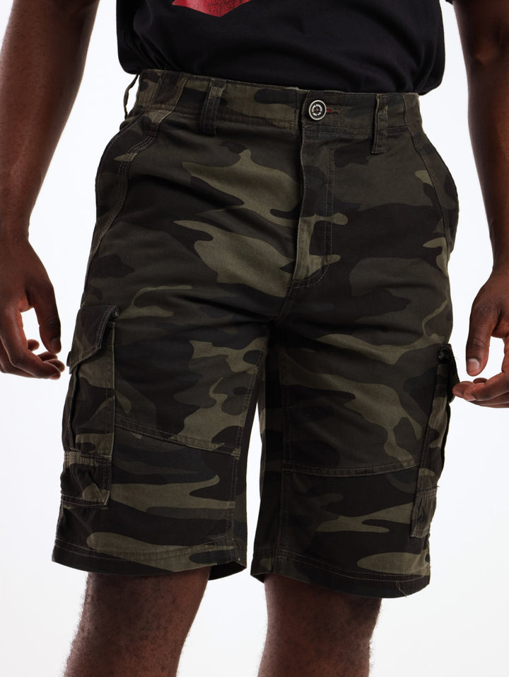 Men's Cargo Camo Short - Khaki