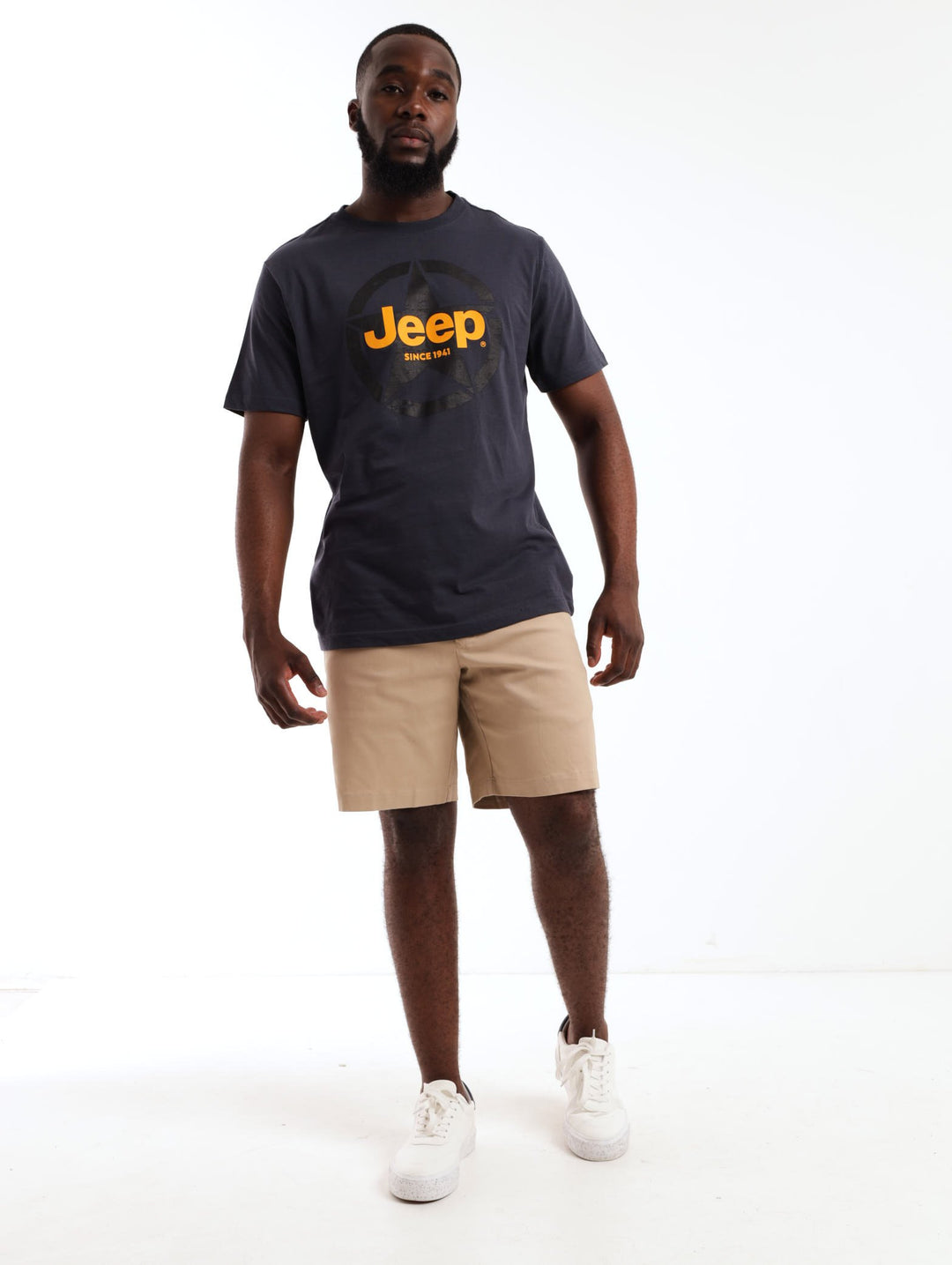 Men's Logo Tee - Navy