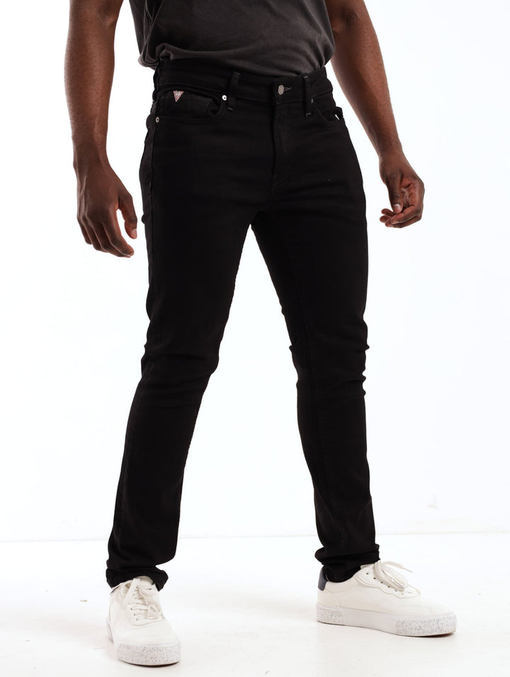 Men's Black Skinny Denim Jean
