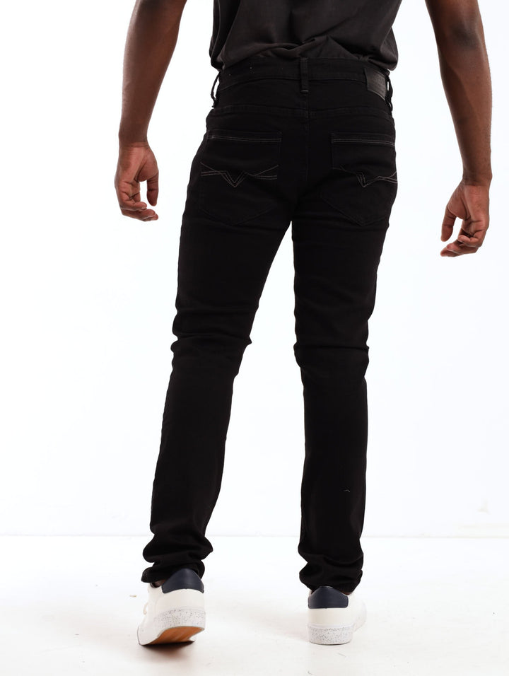 Men's Black Skinny Denim Jean
