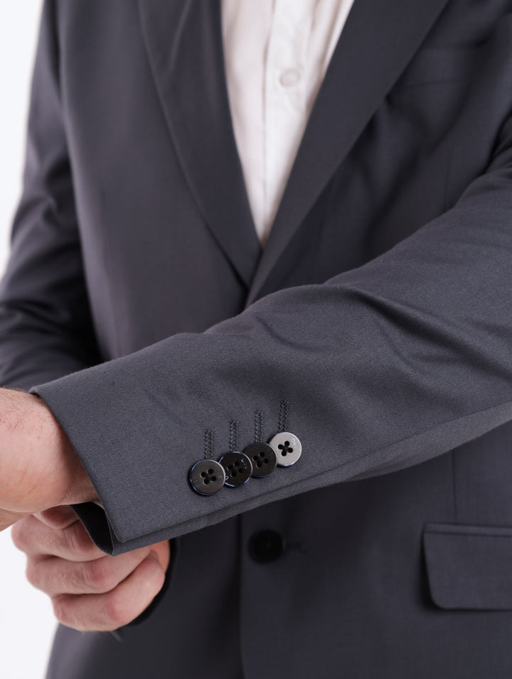 Men's Skinny Suit Jacket - Dark Blue