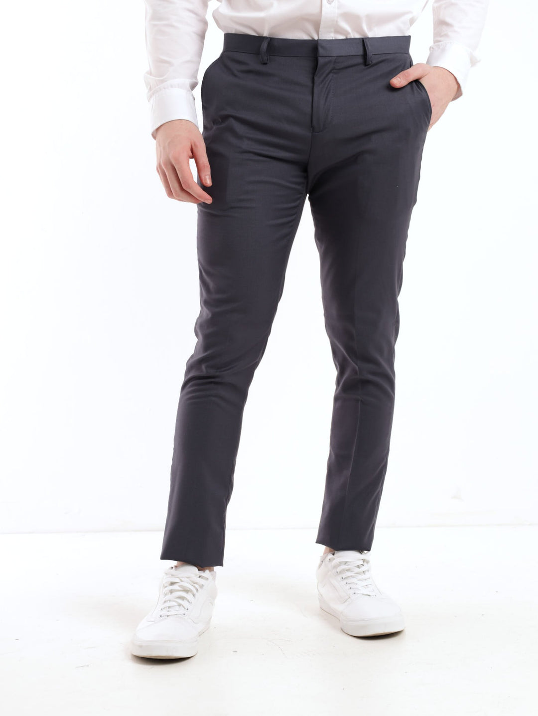 Men's Skinny Suit Trouser - Dark Blue