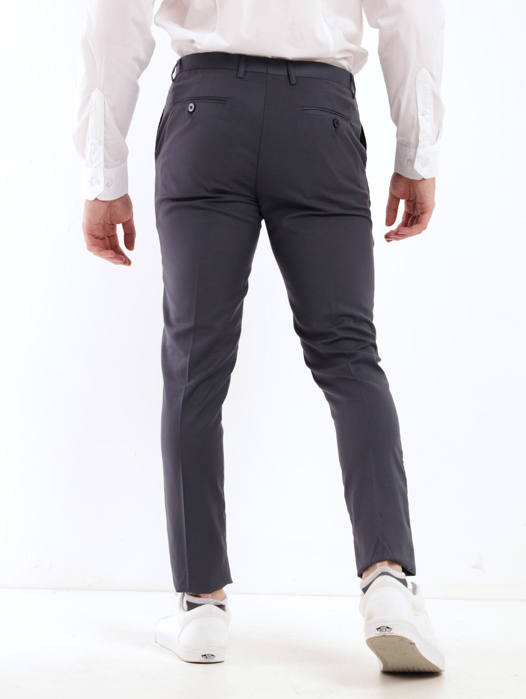 Men's Skinny Suit Trouser - Dark Blue