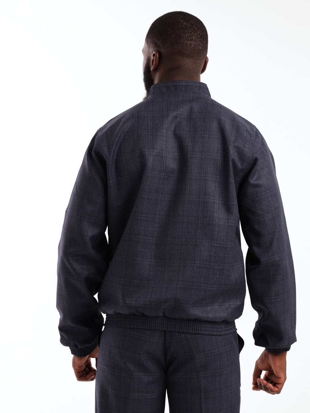 Men's Blouson Jacket - Dark Blue