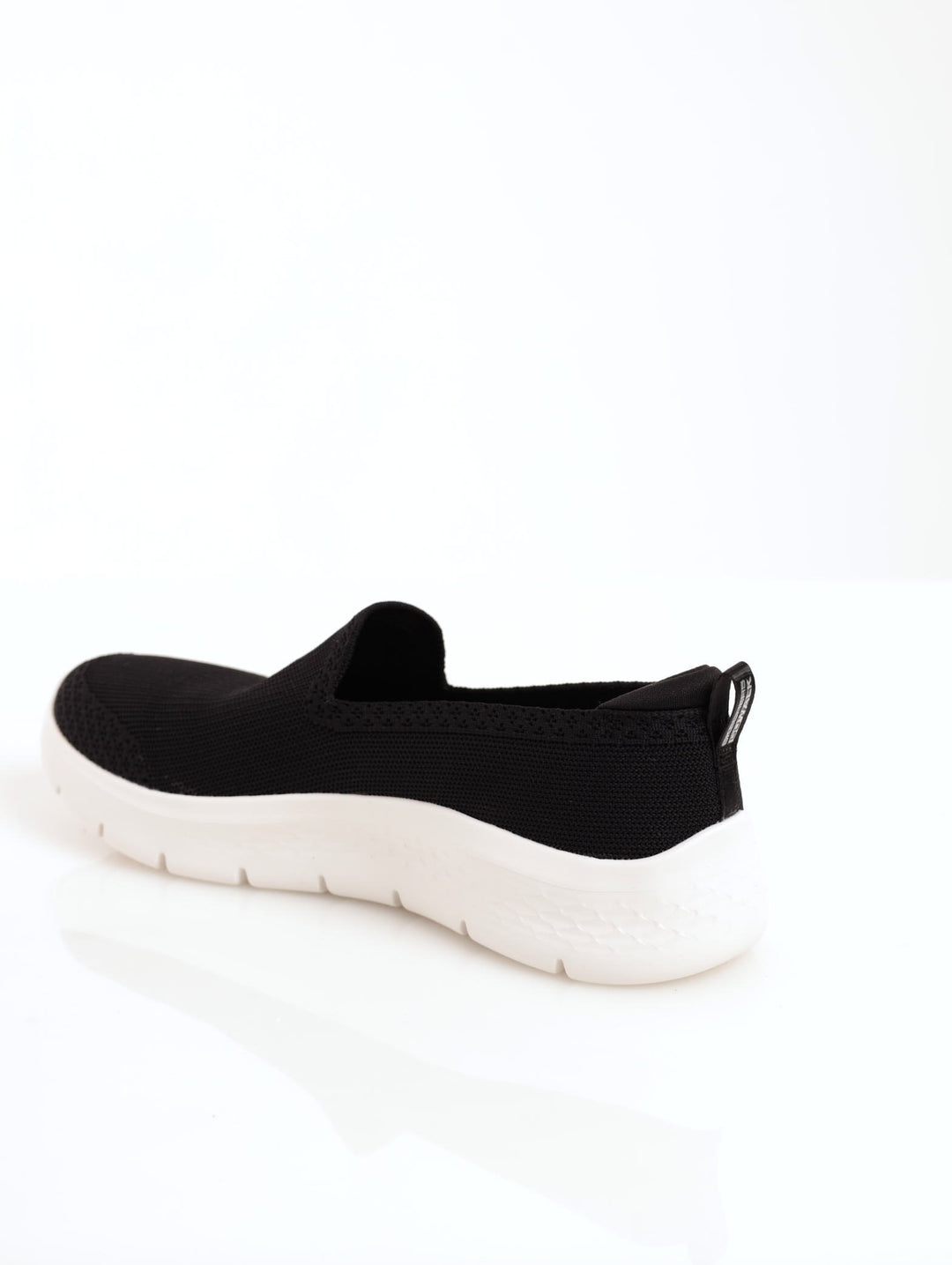 Ladies Go Walk Flex Shoe - Black/White