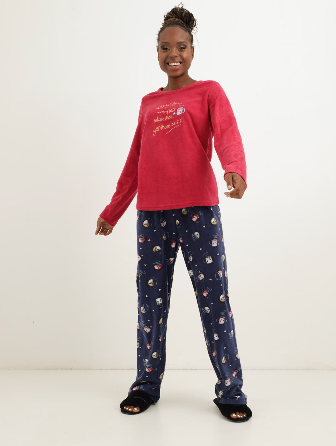 Ladies Coffee Mother's Day Sleepwear Set