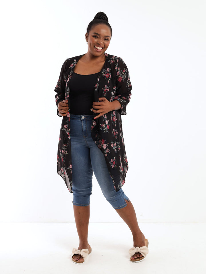 Ladies Chiffon Kimono