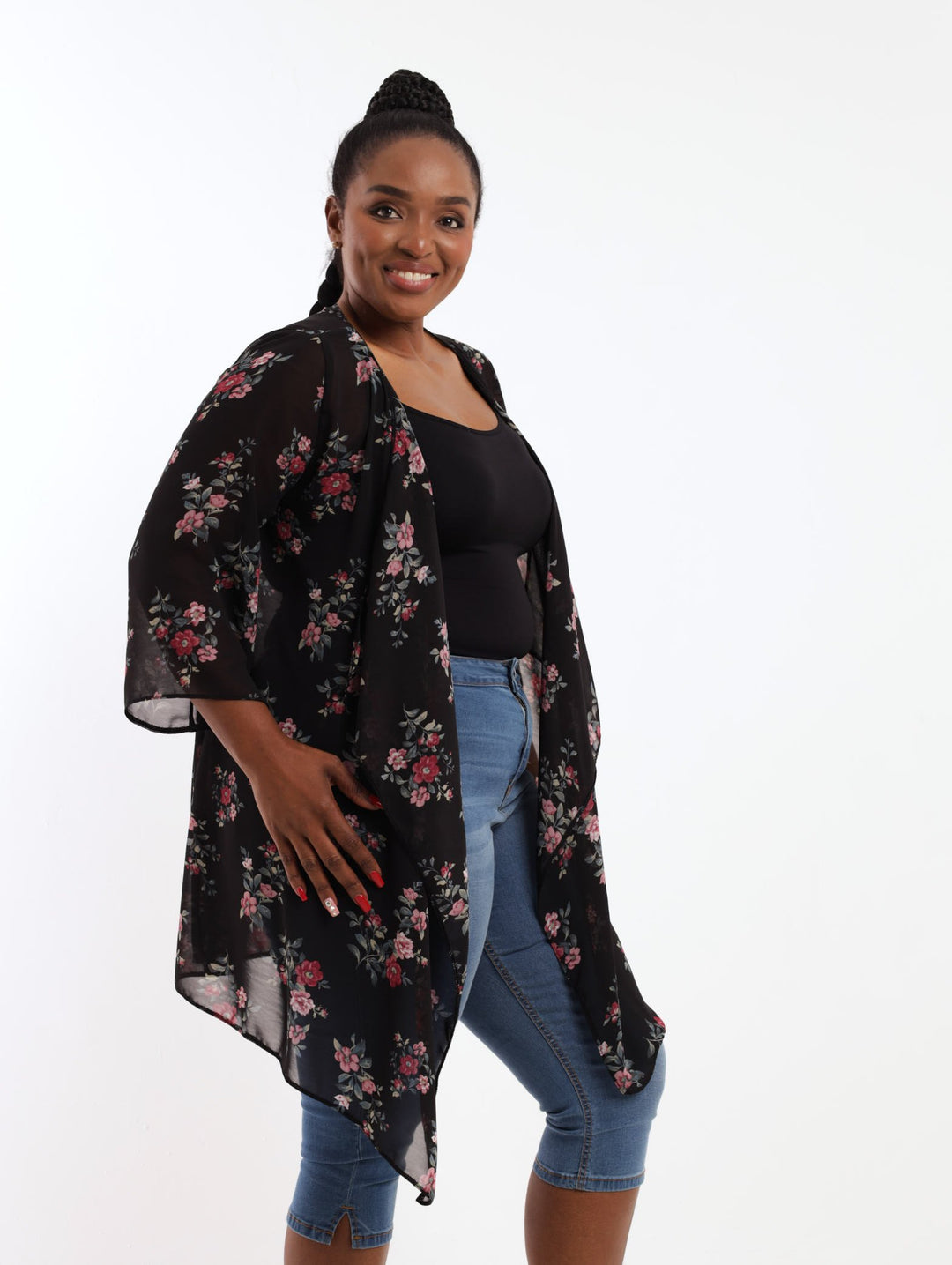 Ladies Chiffon Kimono