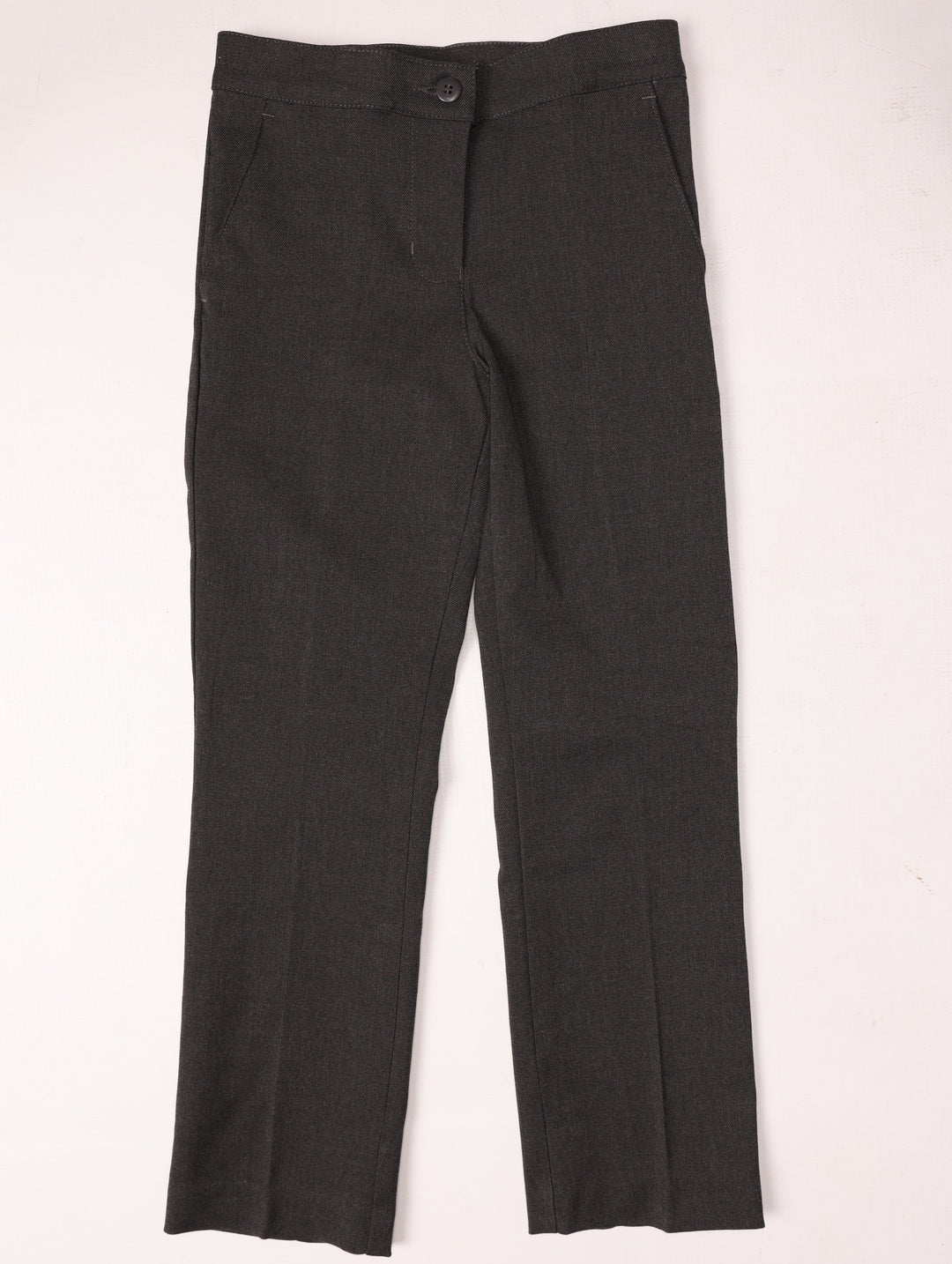 Girls Stretch School Pant - Grey