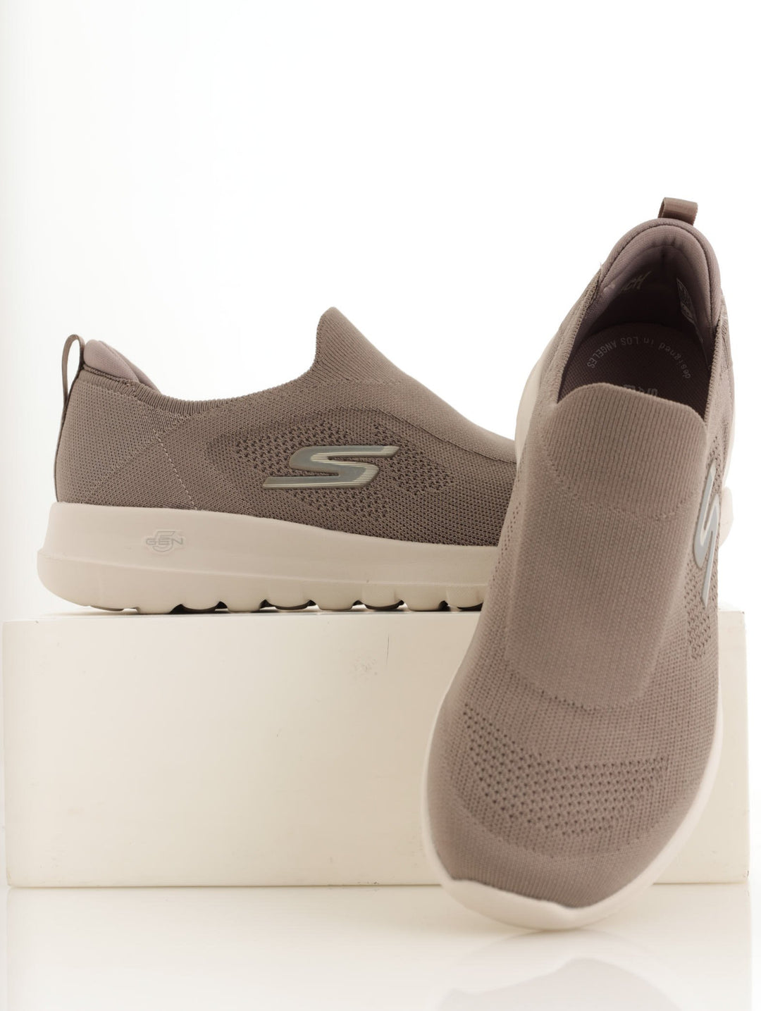 Ladies Skechers Go Walk Joy Slip On - Taupe