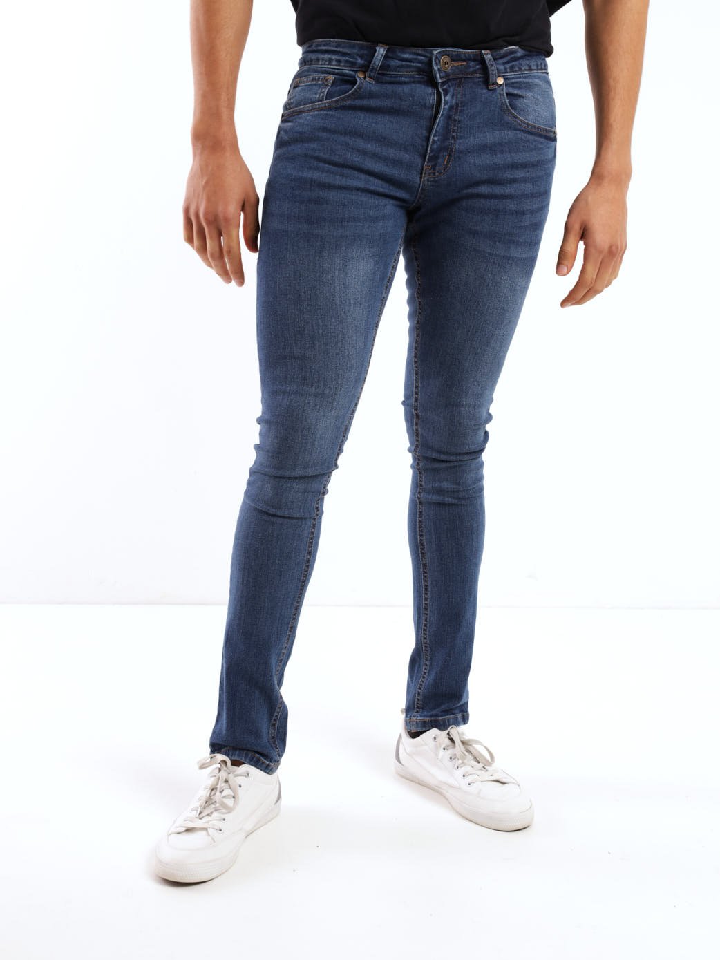 Men's Mid Wash Super Skinny Denim Jean