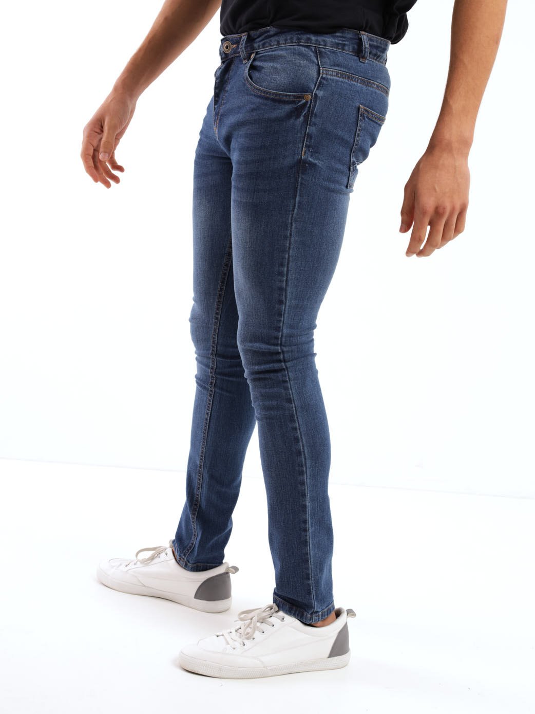 Men's Mid Wash Super Skinny Denim Jean