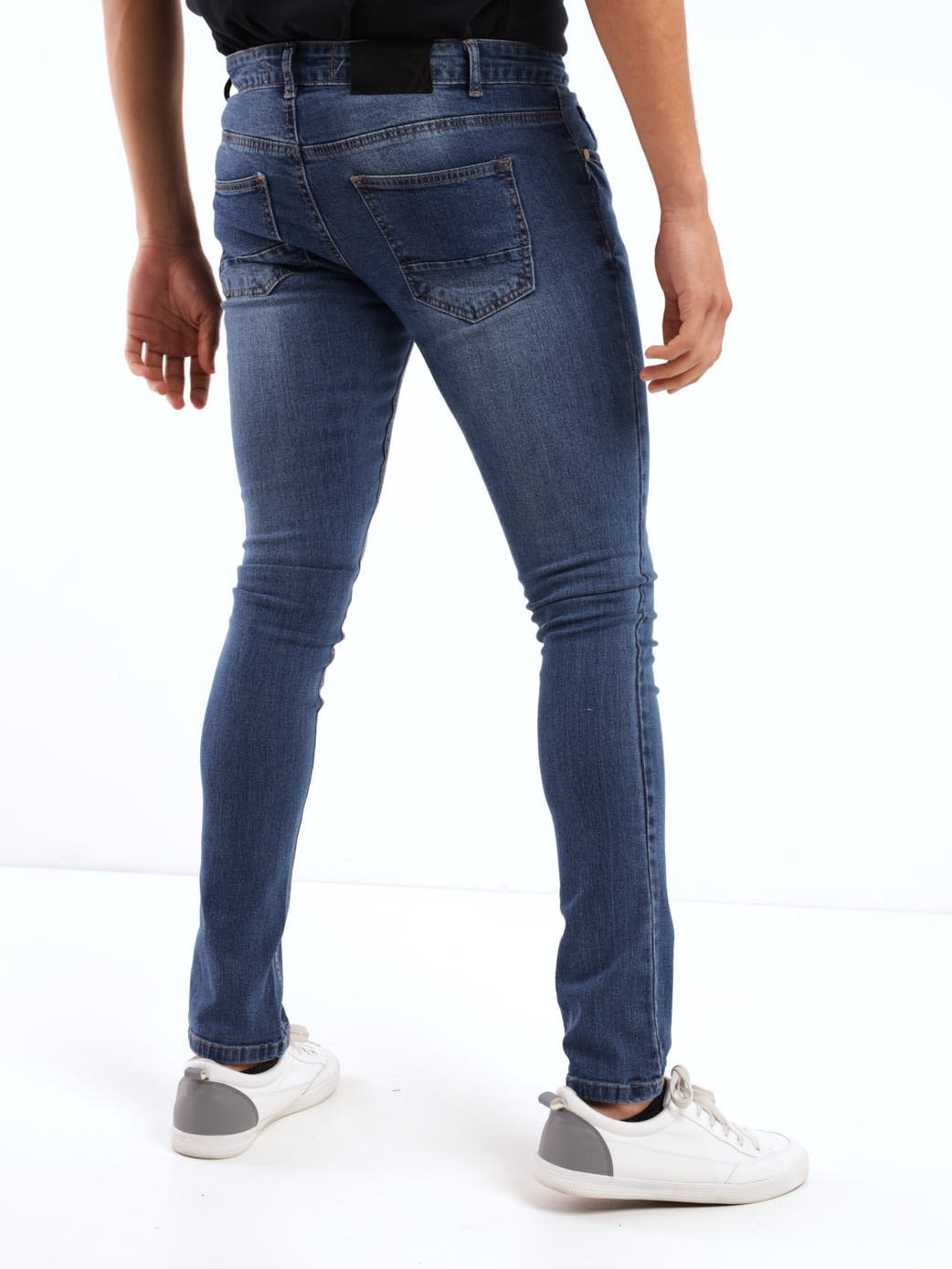 Men's Mid Wash Super Skinny Denim Jean