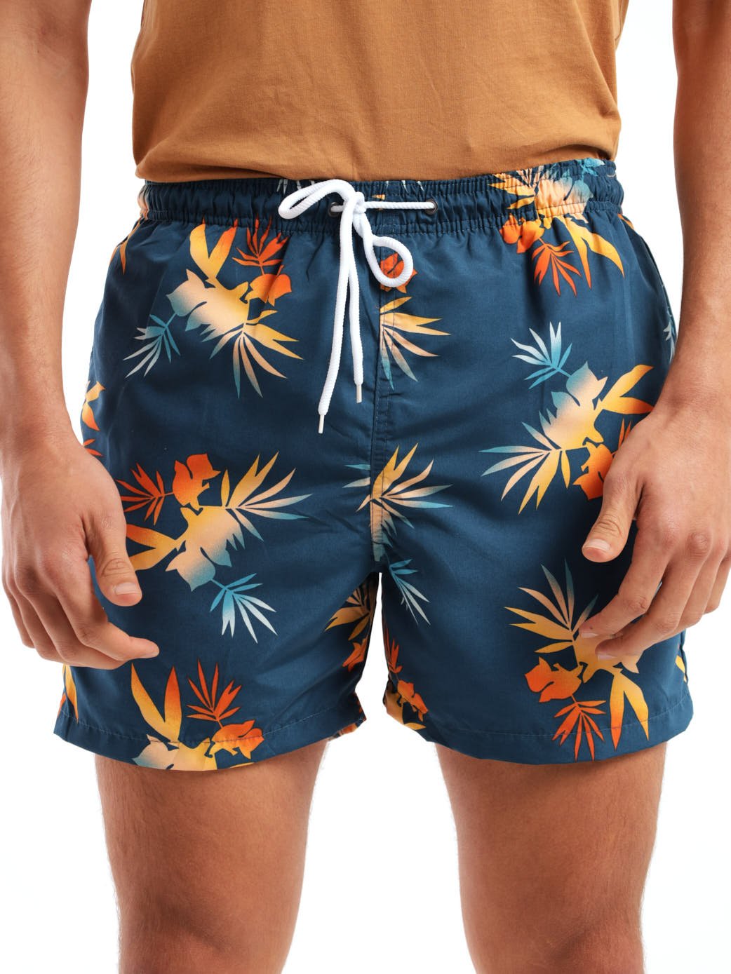 Men's Floral Short - Teal