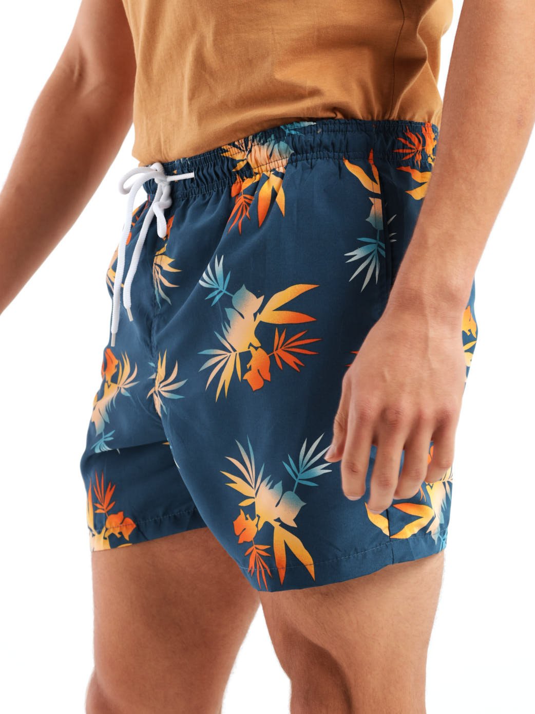 Men's Floral Short - Teal