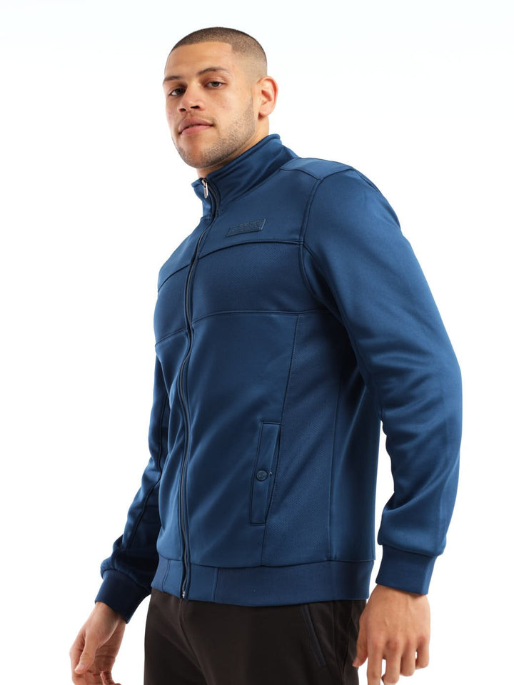 Men's Zip Through Jacket - Petrol