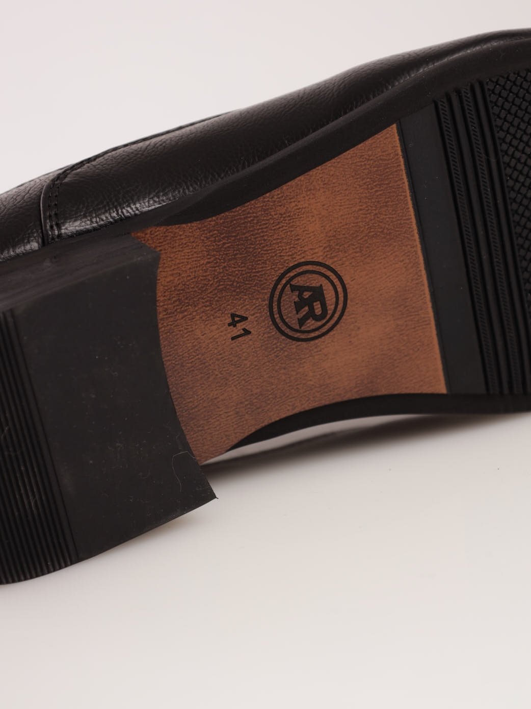 Men's Slip-On Formal Shoe With Textured Upper - Black