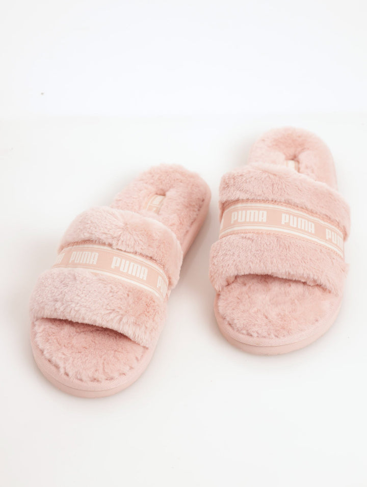 Ladies Fluff Shoe - Rose