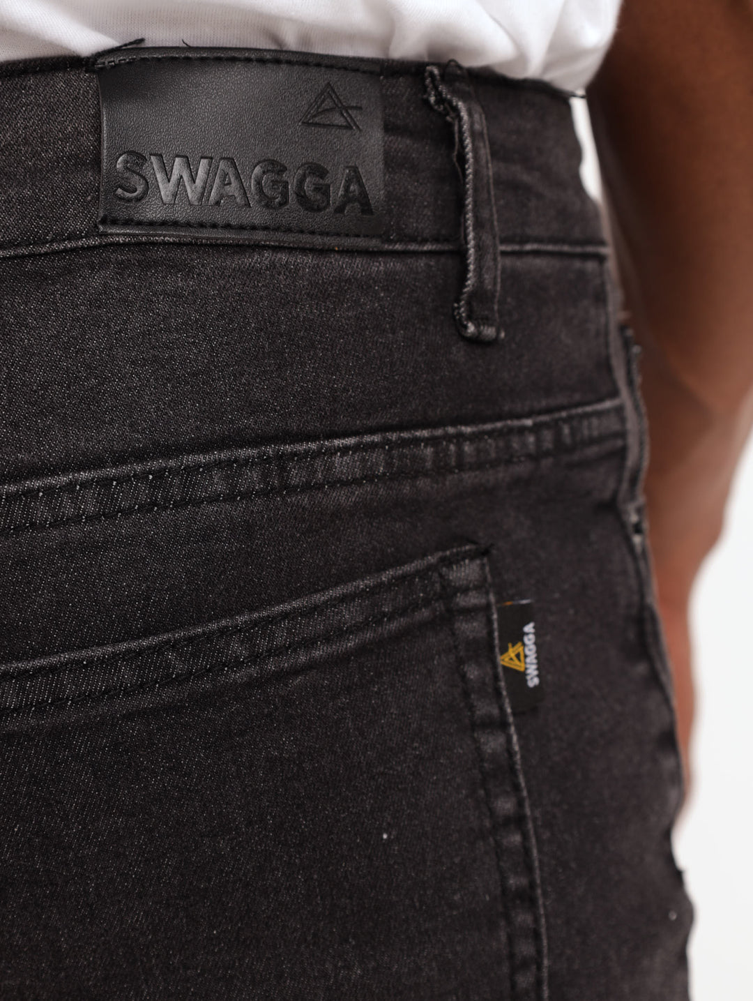 Men's Black Rip n Repair Skinny Denim Jean