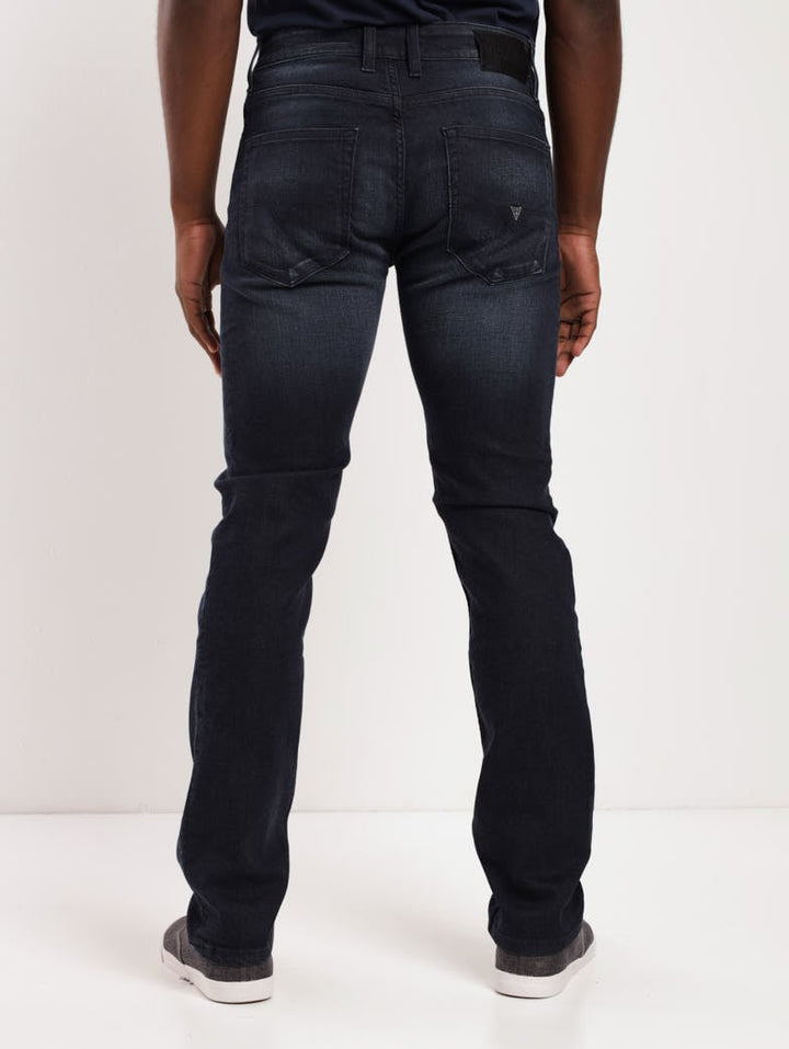 Men's Dark Wash Ink Slim Straight Denim Jean