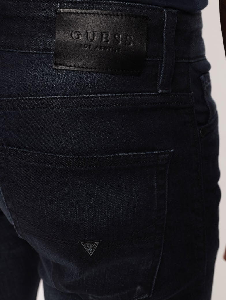 Men's Dark Wash Ink Slim Straight Denim Jean