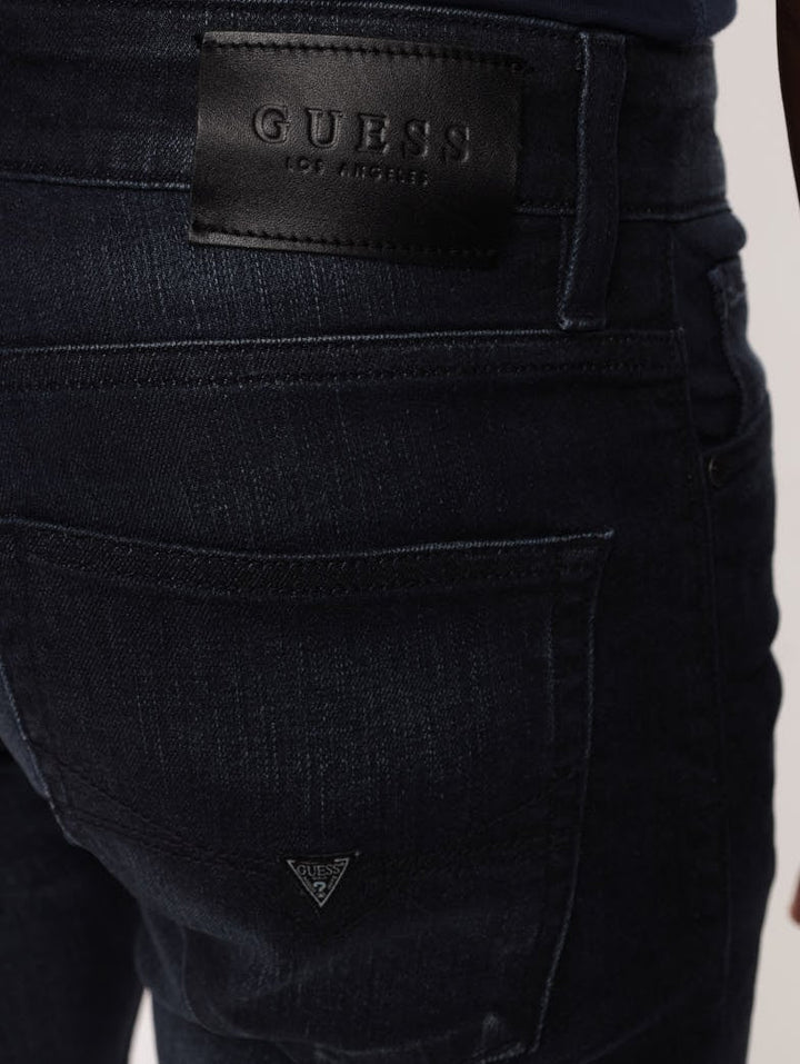 Men's Dark Wash Ink Slim Straight Denim Jean