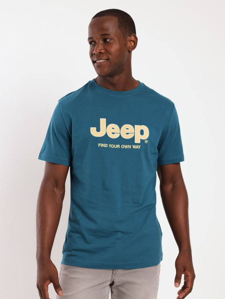 Men's Logo Tee - Petrol