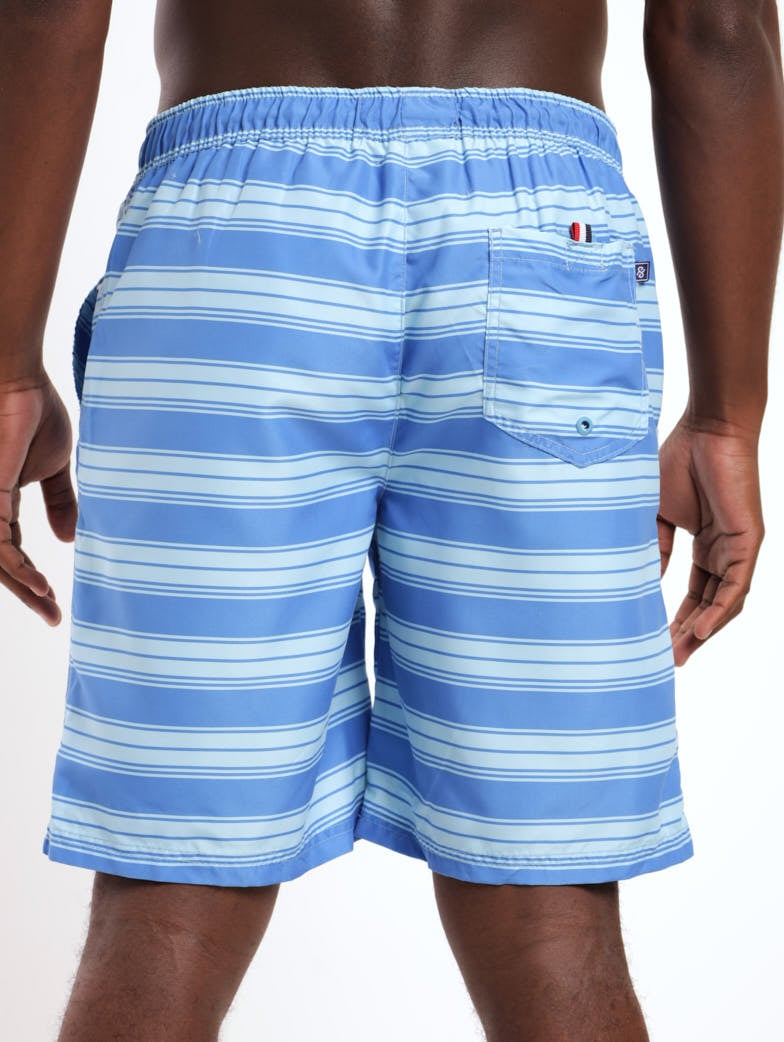 Men's Printed Short - Blue