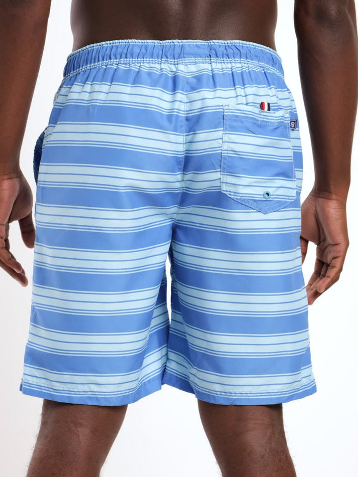Men's Printed Short - Blue
