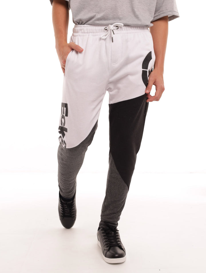 Men's Mono Cut N Sew Track Pant - White