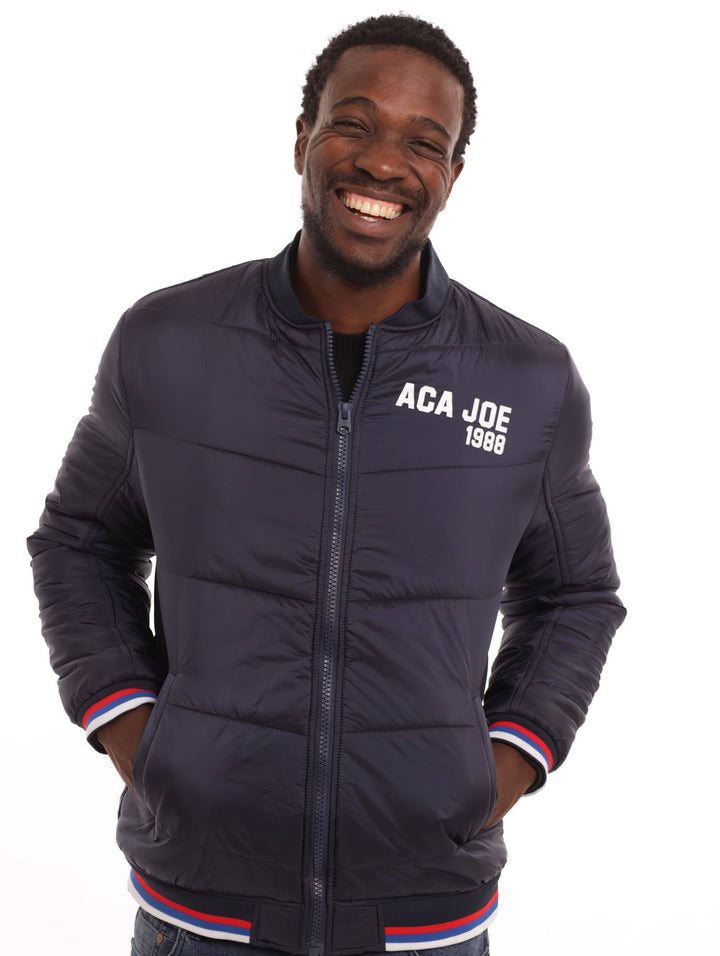 Men's Zip Through Jacket - Navy