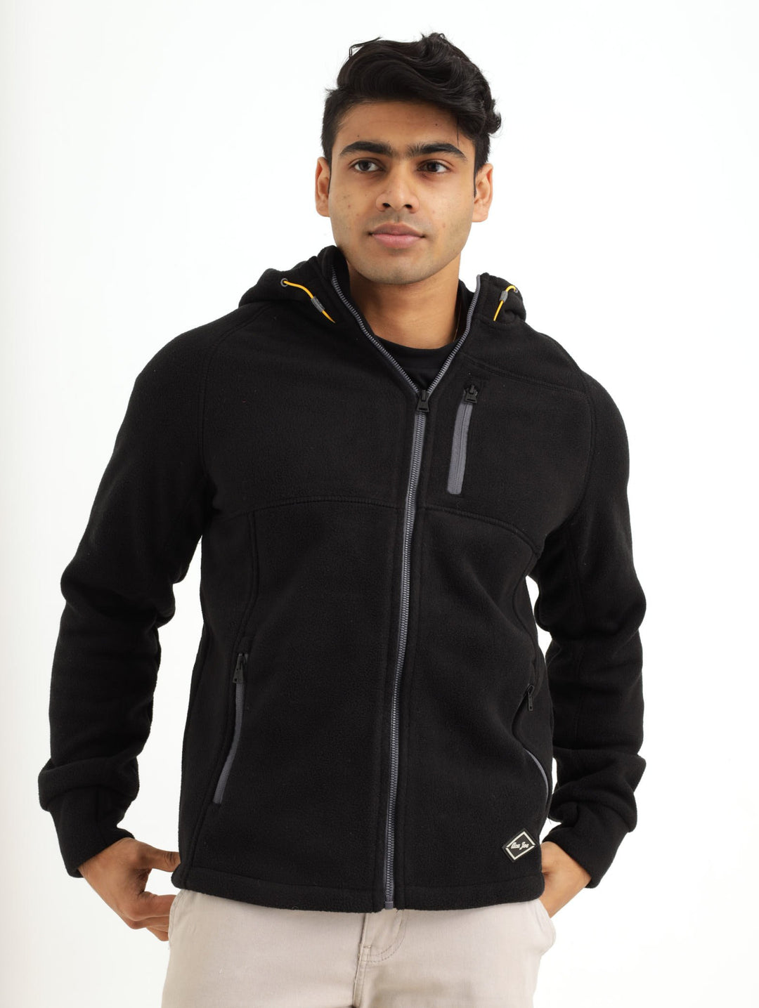 Men's Rolar Zip Through Hoody - Black