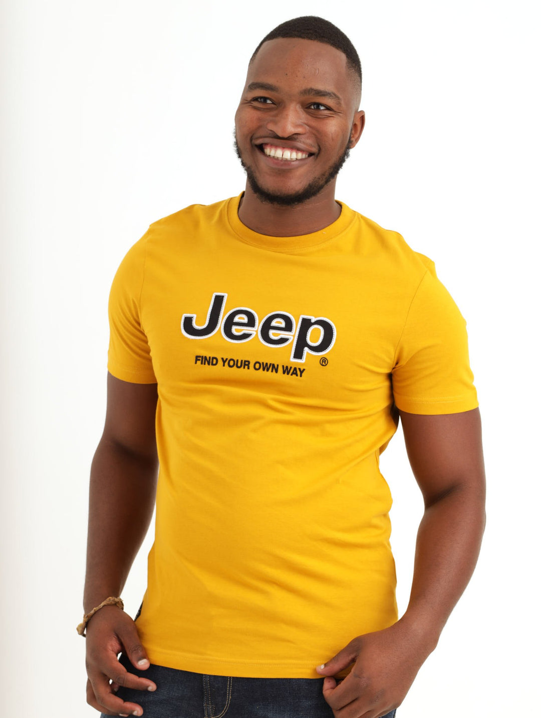 Mens Men's Logo Tee Yellow – Edgars