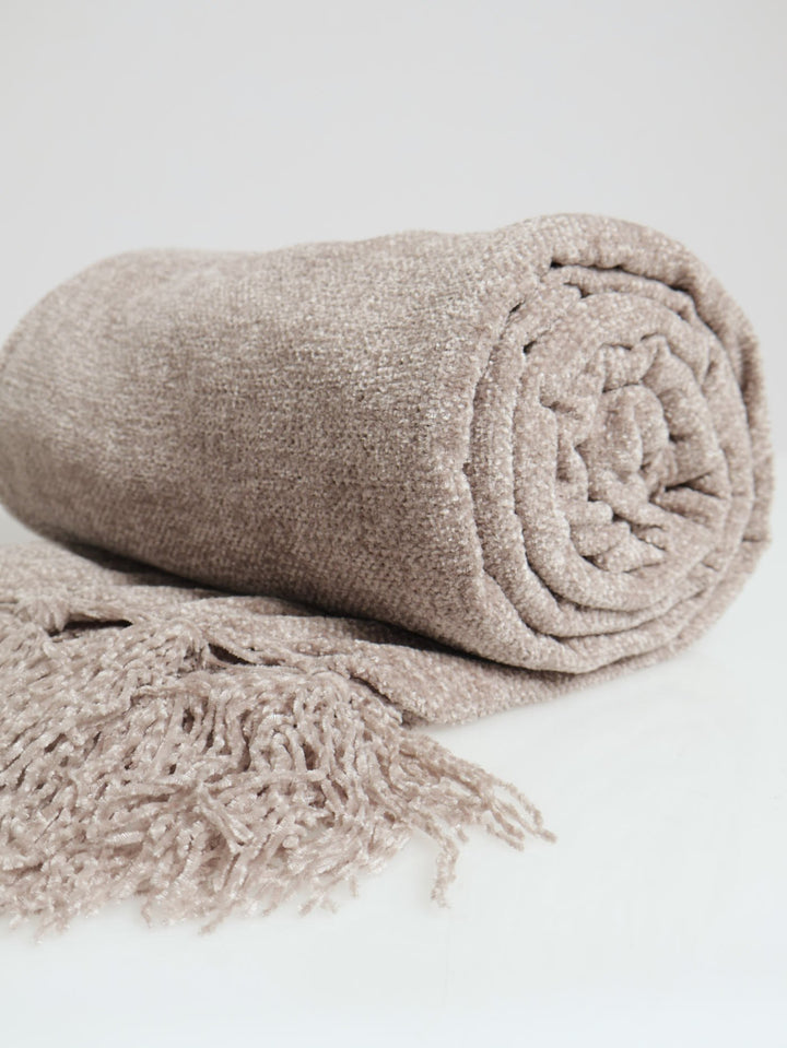 Valerie Chenille Throw 130x180cm - Silver