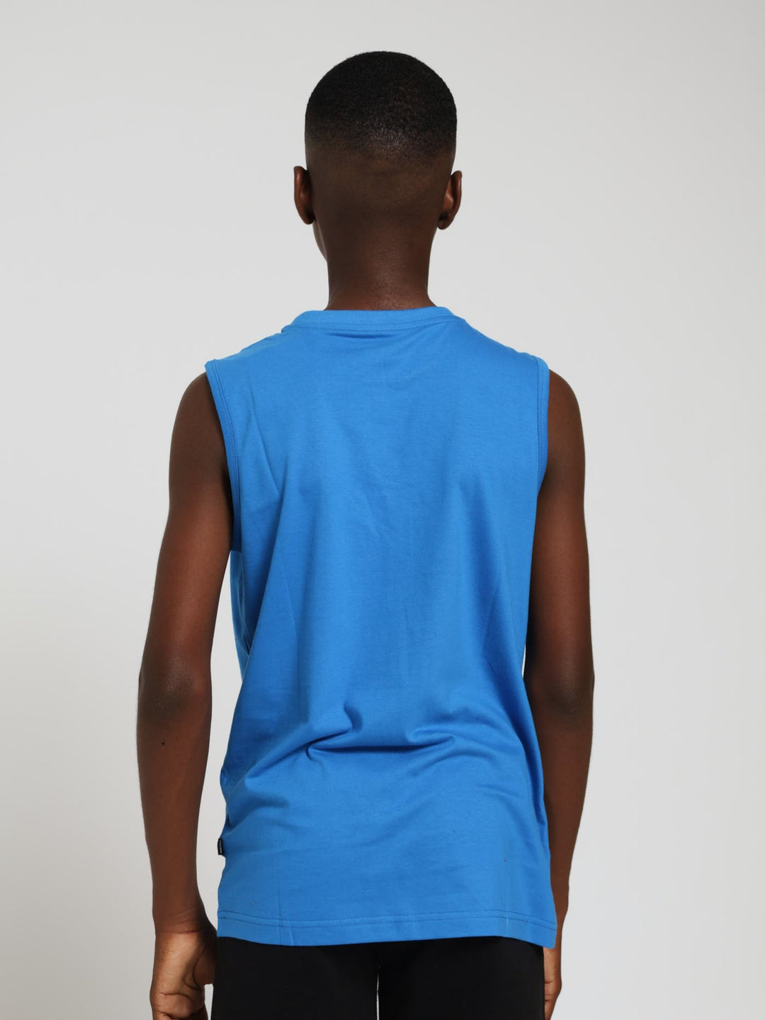 Boys Logo Vest - Blue Coral