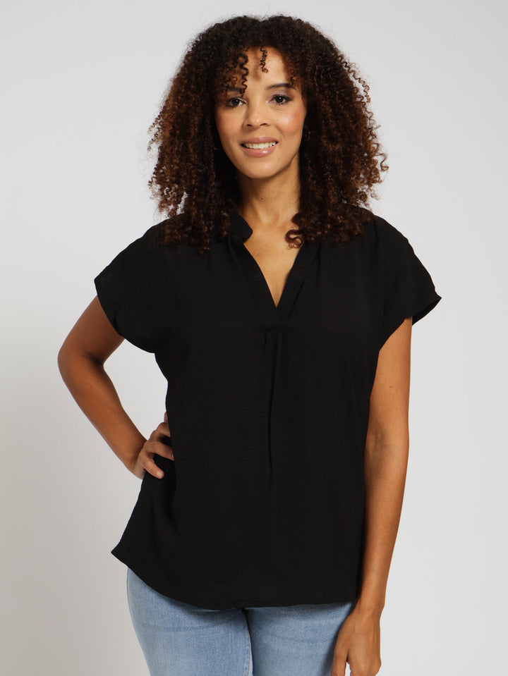 Popover Blouse - Black