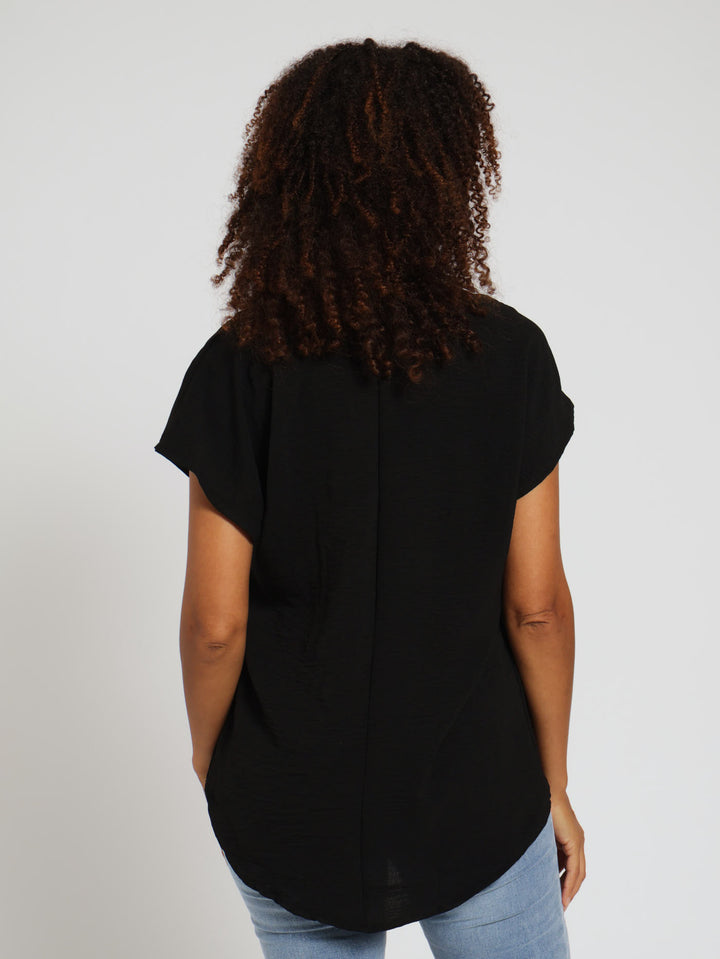 Popover Blouse - Black