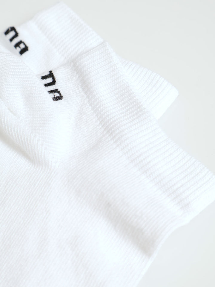 Secret Socks - White/Black