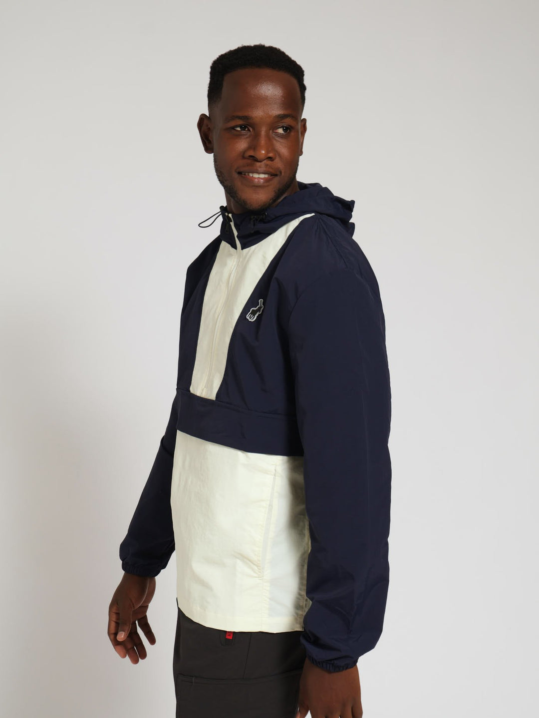 Long Sleeve Anorak Sport Jacket - Navy