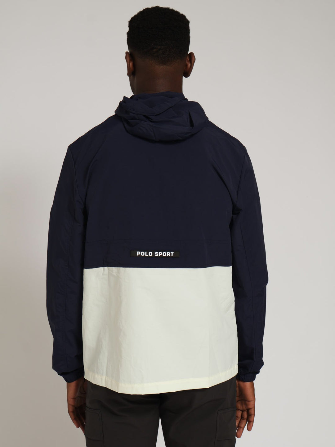 Long Sleeve Anorak Sport Jacket - Navy