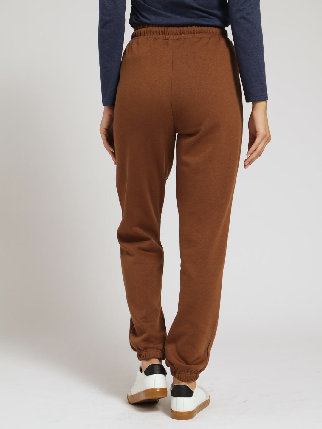 Pinched Seam Jogger - Brown