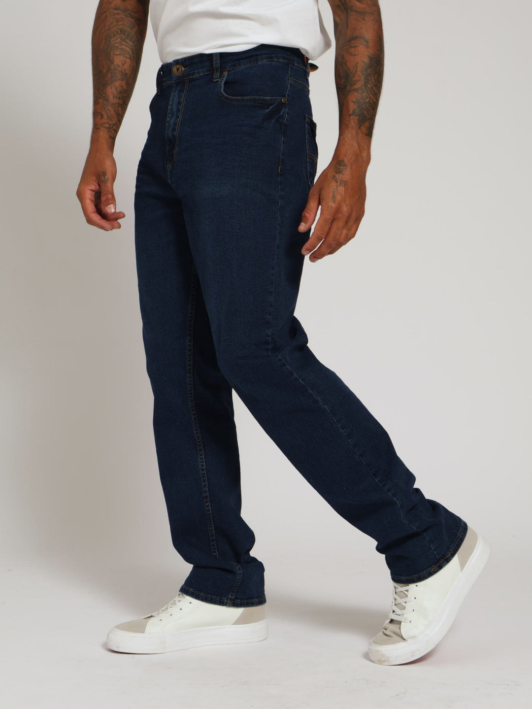 Straight Fit Jean - Dark Blue