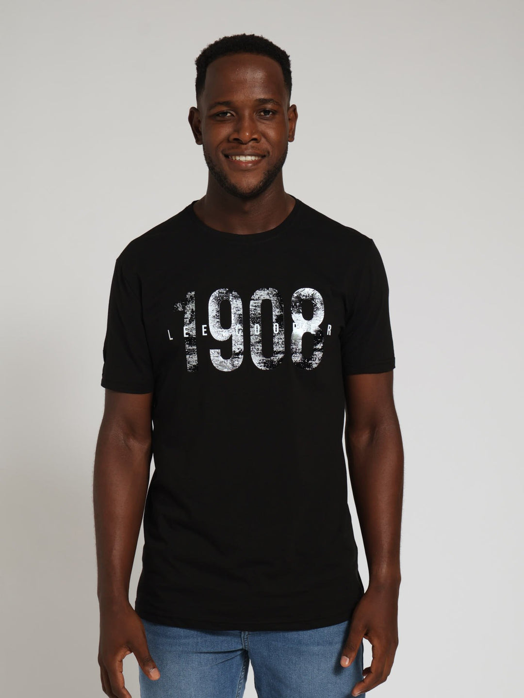 Rufus Distressd Print Tee - Black