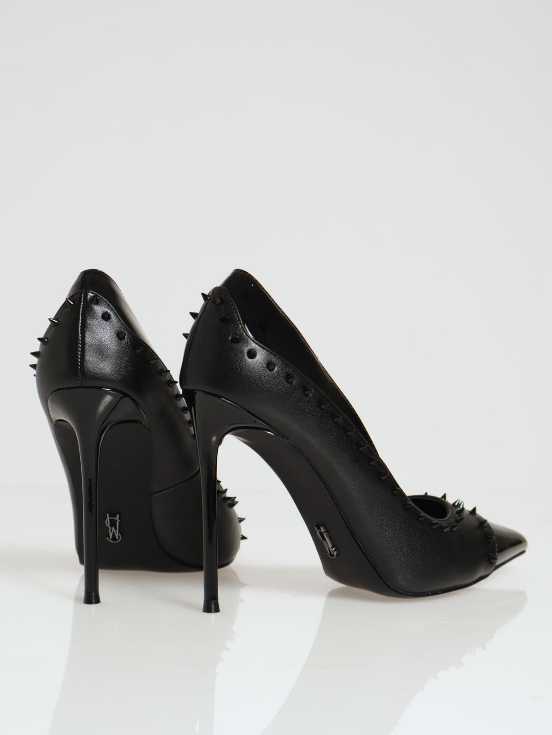 Blaise Pointed Toe Stilleto Court Heel - Black