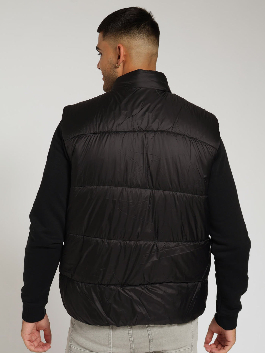 Puffer Gilet Jacket - Black