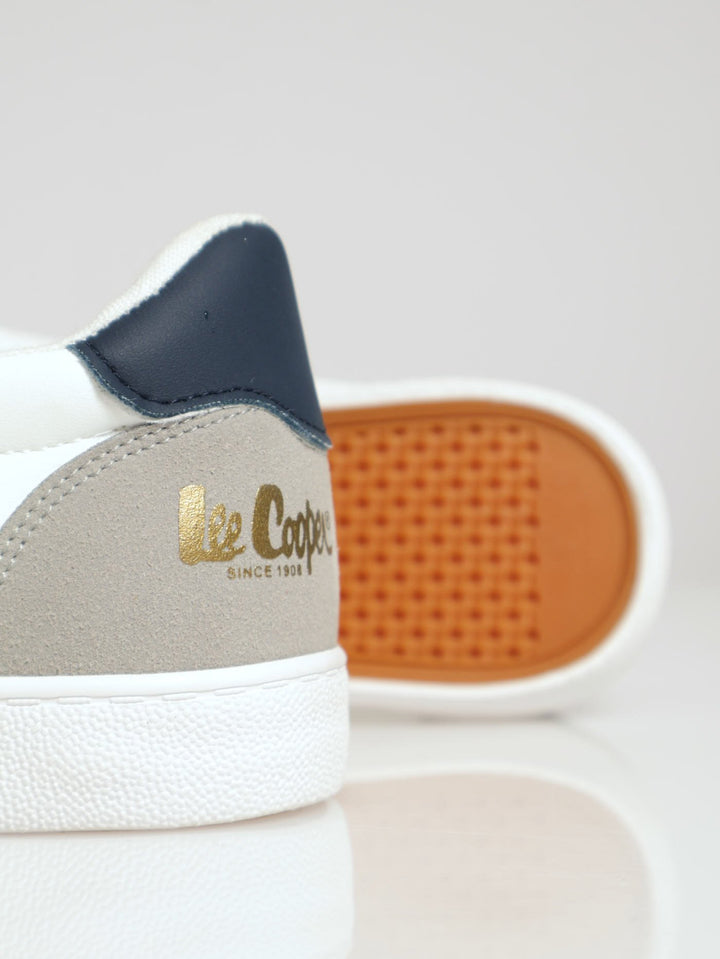 Wilbur Tape Detail Lace Up Sneaker - White